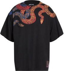 Just Cavalli Mens Meduim T-Shirt In Black