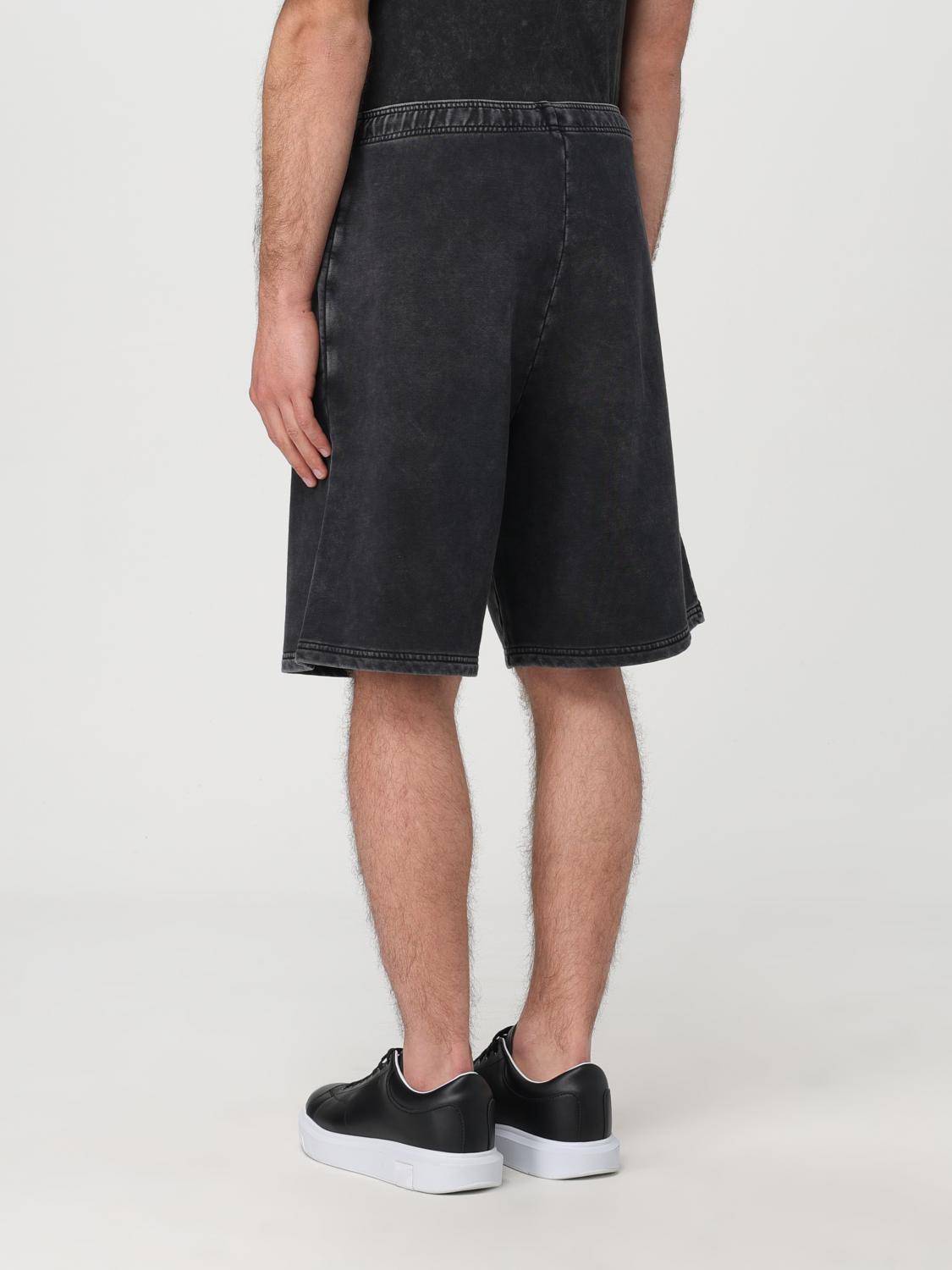 Just Cavalli Mens Cotton Fleece Shoets In Grey