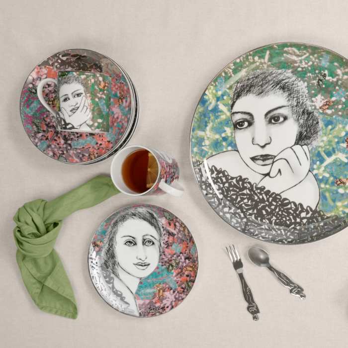 Carrol Boyes Luscious Set Of 2 Side Plates In Pink