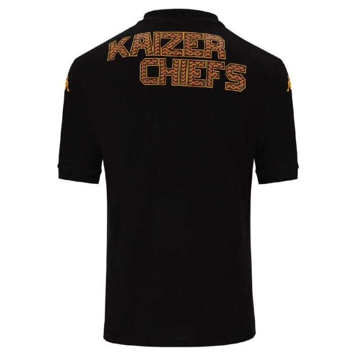 Kappa Kaizer Chiefs Mens Avredi Golfer In Black