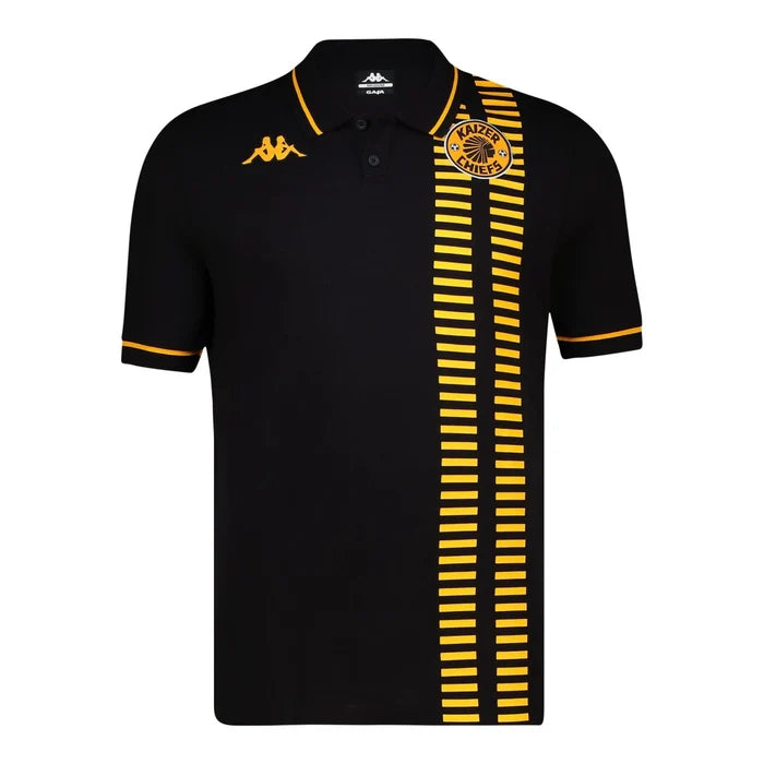 Kappa Kaizer Chiefs Mens Avrus Golfer In Black