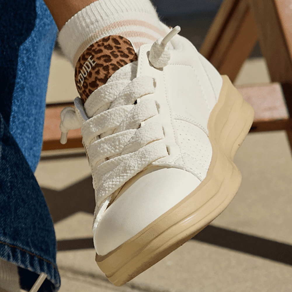 Hey Dude Womens Karina Duo Classic Sneakers In Egret/Multi