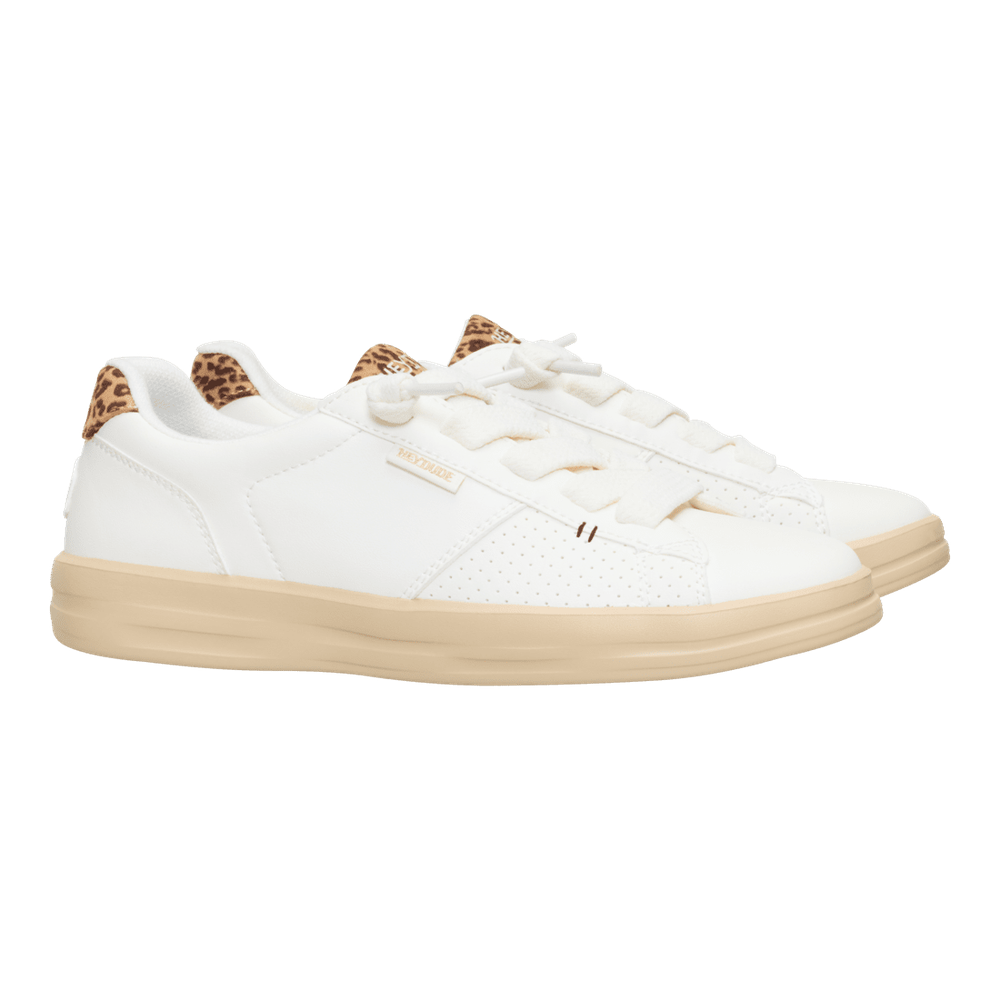 Hey Dude Womens Karina Duo Classic Sneakers In Egret/Multi