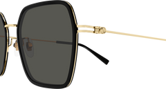 Gucci Womens Sunglasses In Metal Gold And Black