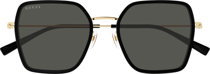 Gucci Womens Sunglasses In Metal Gold And Black