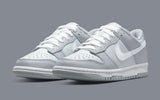 Nike Womens Dunk Low Next Nature Sneakers In Grey/White