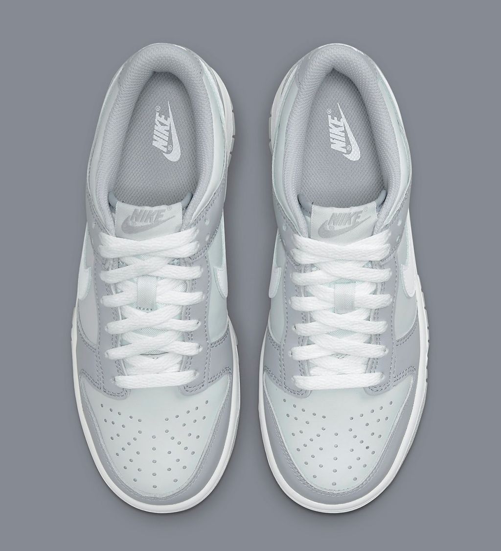 Nike Womens Dunk Low Next Nature Sneakers In Grey/White