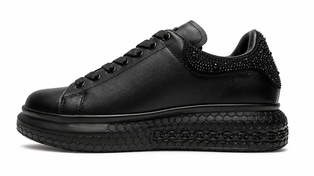 Vialli Mens Kubus Sneaker In Black
