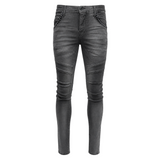 Vialli Kunchy Ultra Fit Jeans In Grey