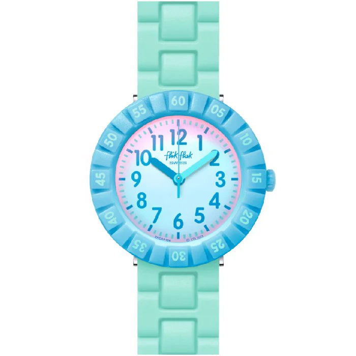 Flik Flak Kiddies BLUE SPLASH Watch