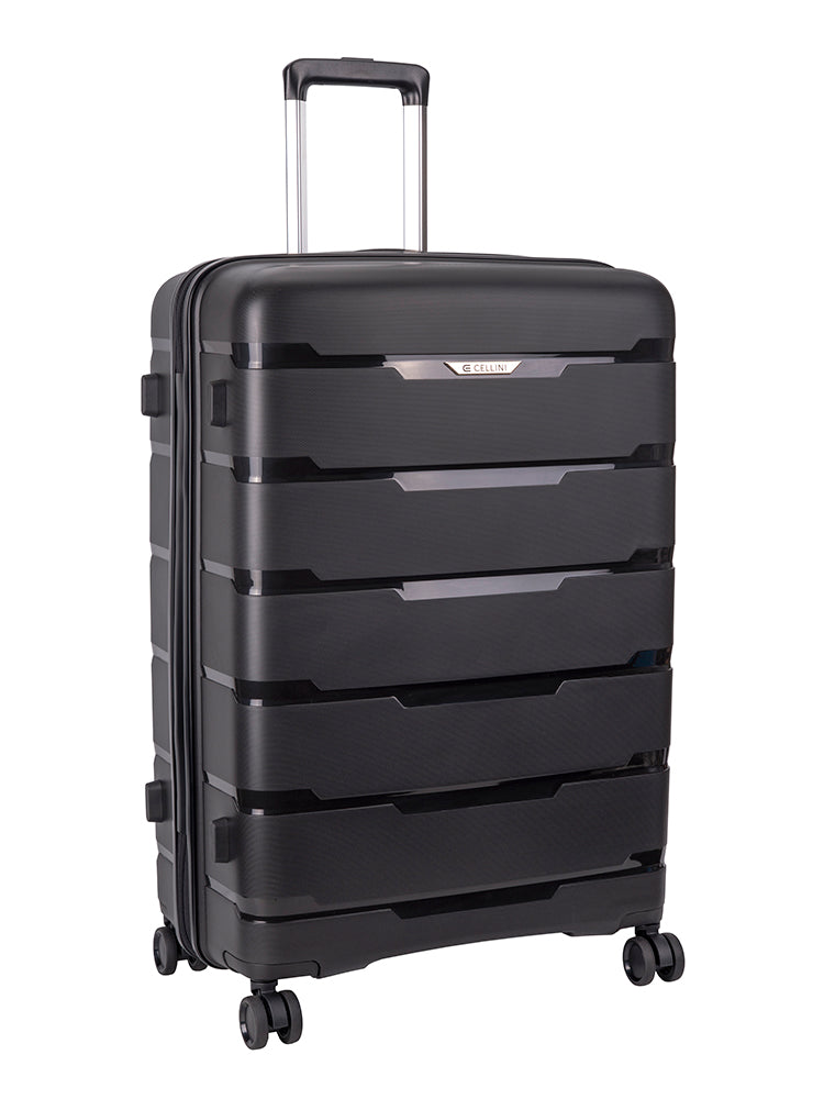 Cellini Rapido Hard Trolley Case In Black