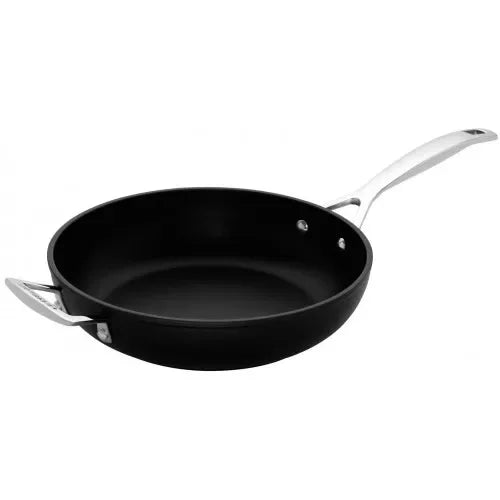 Le Creuset Toughened Non-Stick Deep Frying Pan In Black