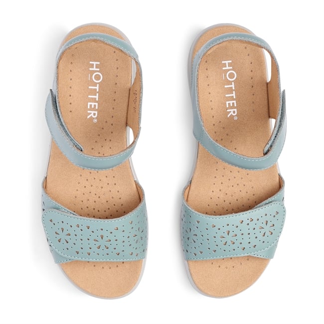 Hotter Ladies Leah II Shoes In Sage