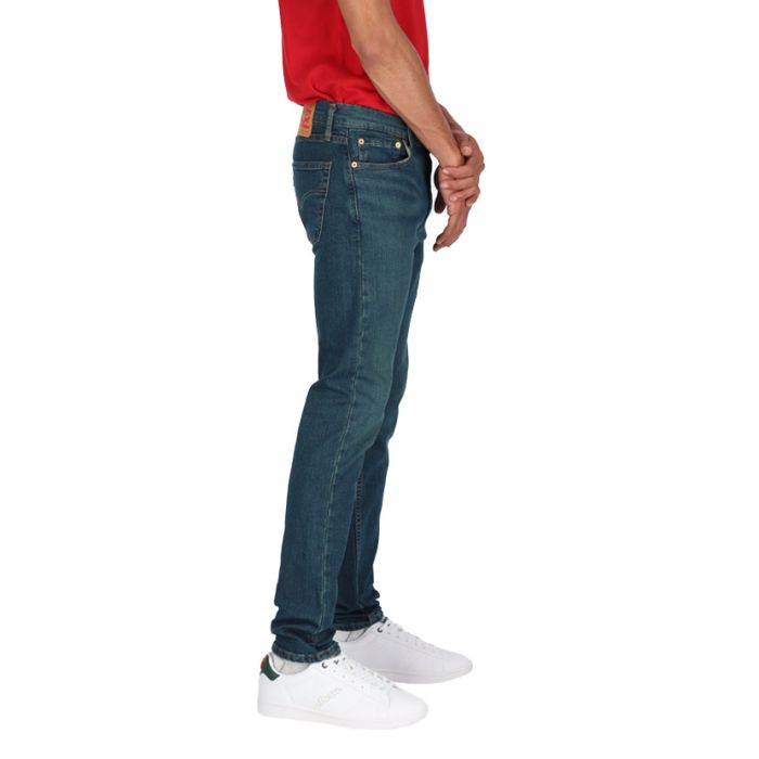 Levis Mens Skinny Jeans In Navy