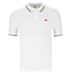 Levis A8943 Slim Housemark Polo Bright White