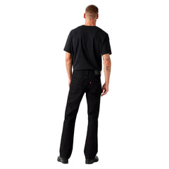 Levis Mens Slim Boot Cut Jeans In  Black
