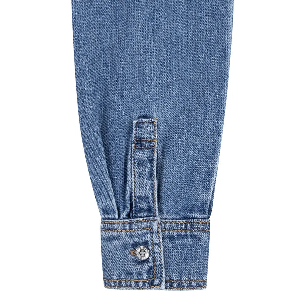 Levis Girls Western Denim Dress In Blue