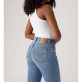 Levis Womens Curve Jeans In Light Blue