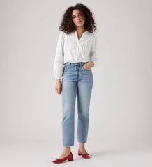 Levis Womens Crop Light Weight Jeans In Energy Free
