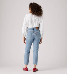 Levis Womens Crop Light Weight Jeans In Energy Free