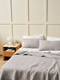 Linen House Marceau Coverlet Set In Grey