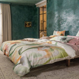 Linen House Inga Duvet Cover Set In Jade