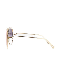Chloe Womens Aviator Sunglasses In Gold