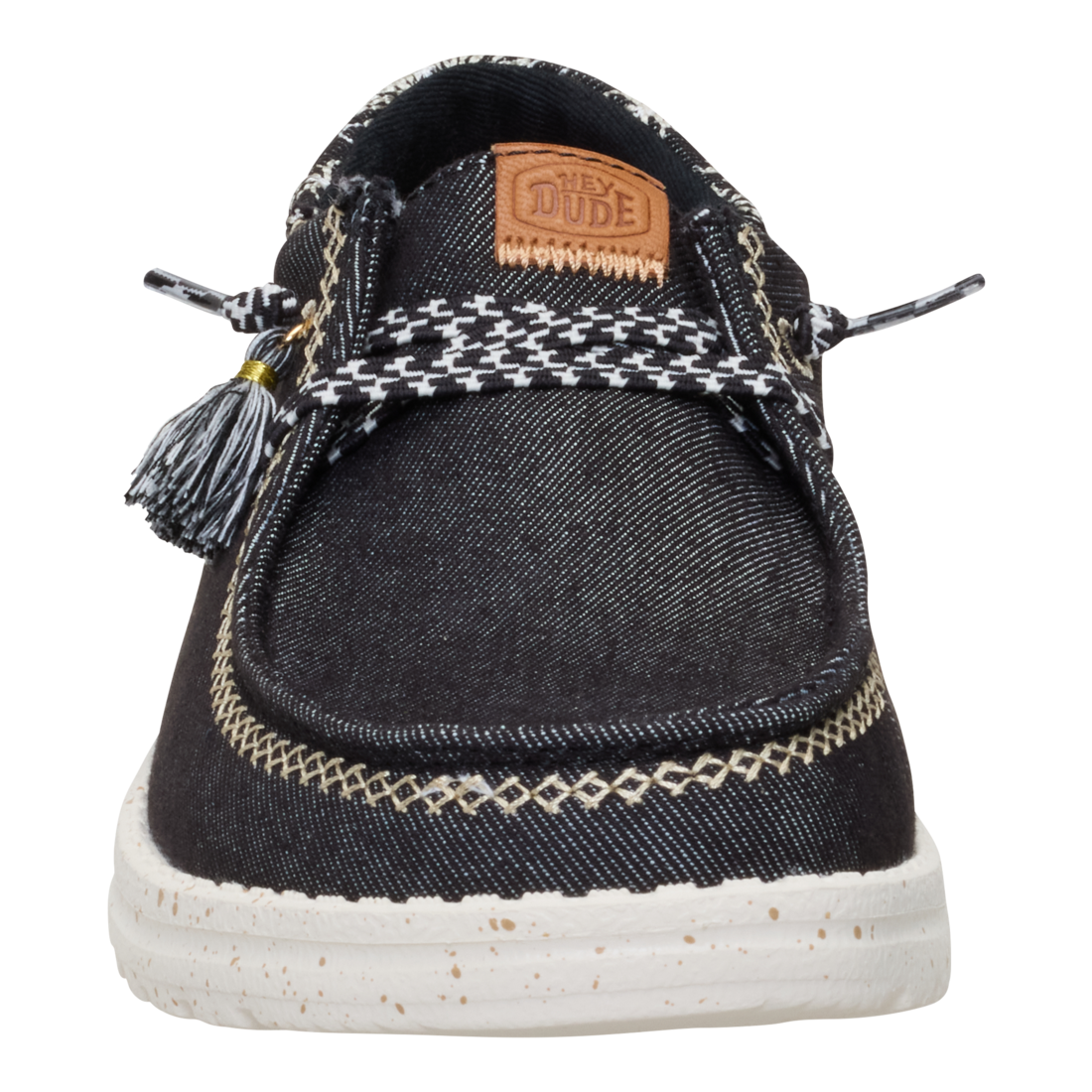 Hey Dude Womens Wendy Funk Floral Shoes In Black