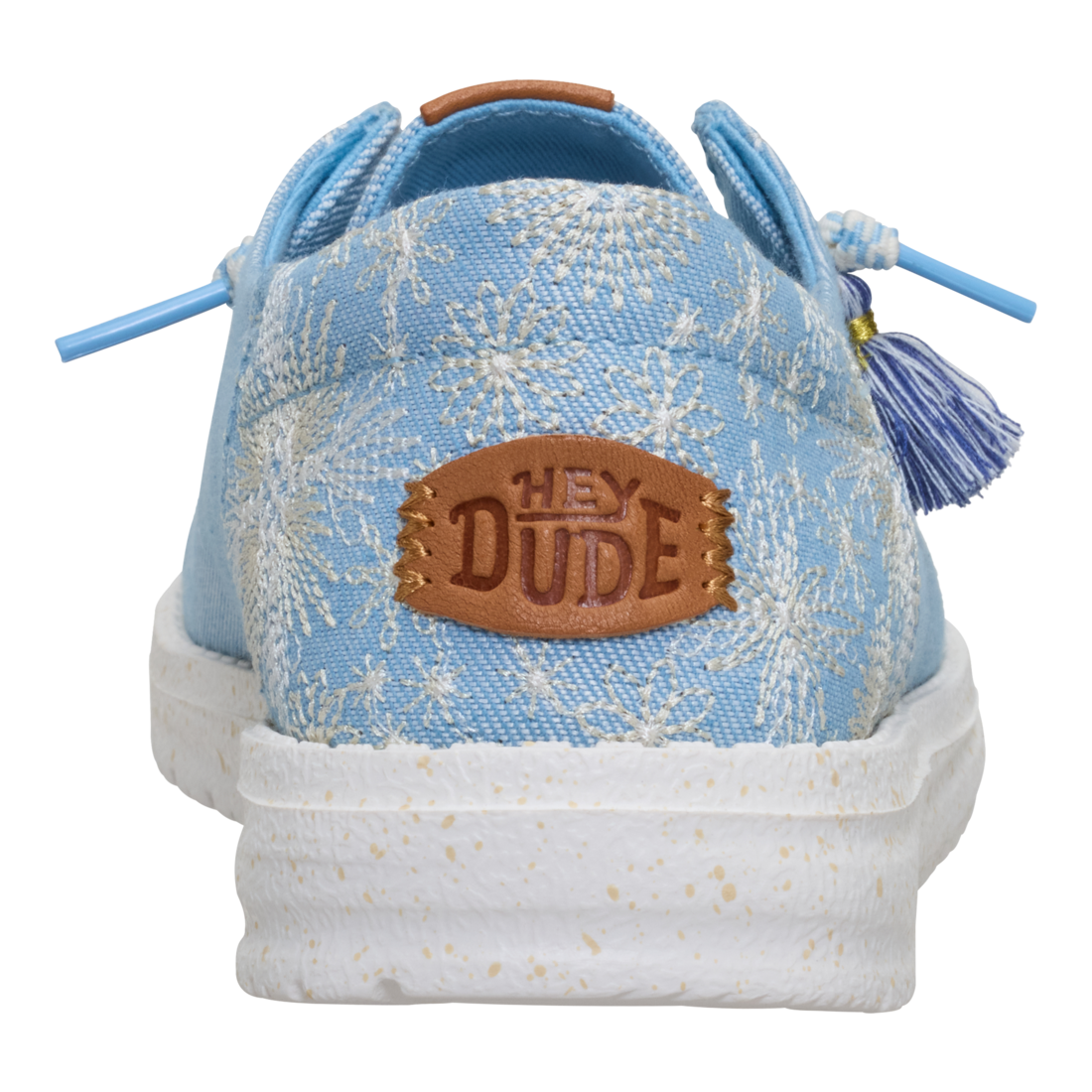 Hey Dude Womens Wendy Funk  Floral Shoes In Blue