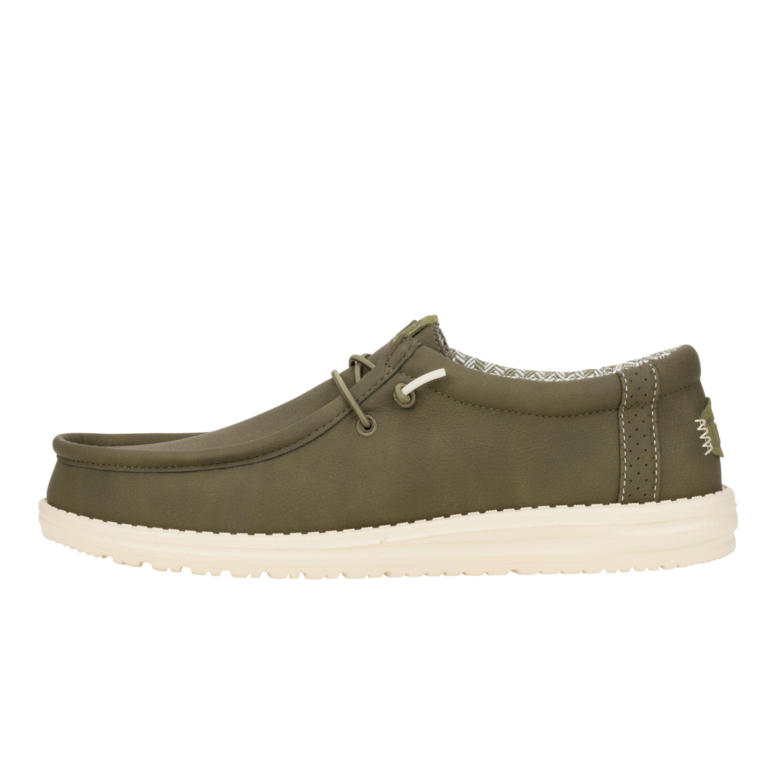 Hush Puppies Mens Olive Arlo Cow Nubuck Shoe