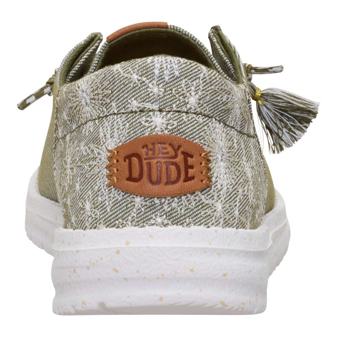 Hey Dude Womens Wendy Floral Funk Shoes In Olive