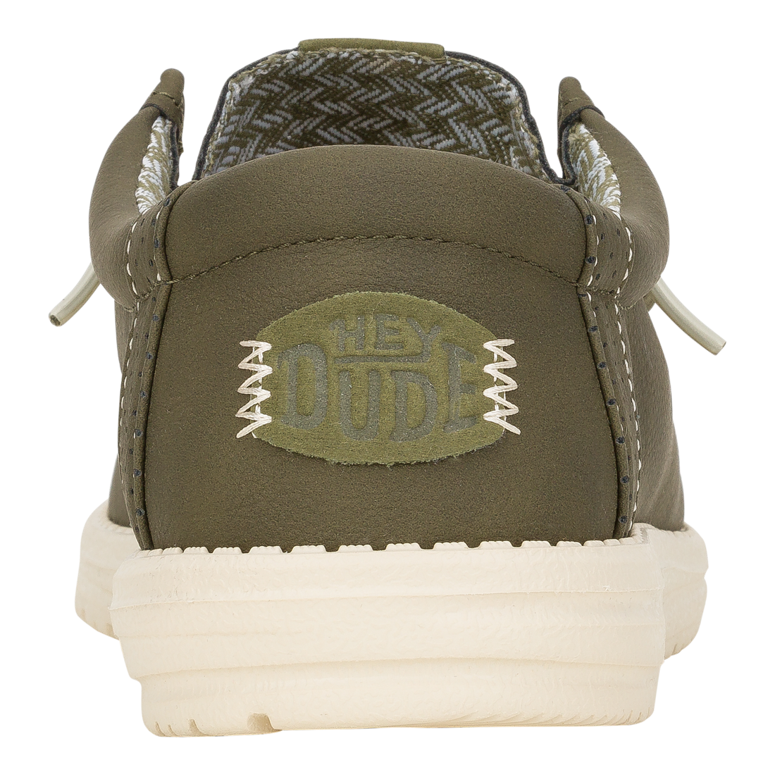 Hush Puppies Mens Olive Arlo Cow Nubuck Shoe