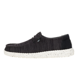 Hey Dude Ladies Wendy Dark Grey Stretch Sox Shoes