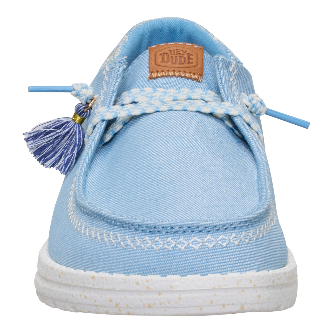 Hey Dude Womens Wendy Funk  Floral Shoes In Blue