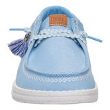 Hey Dude Womens Wendy Funk  Floral Shoes In Blue