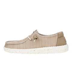 Hey Dude Ladies Wendy Stretch Sox Shoes In Walnut