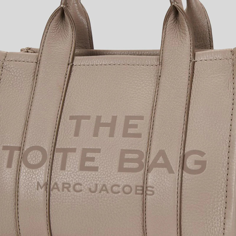 Marc Jacobs The Leather Mini Tote Cement