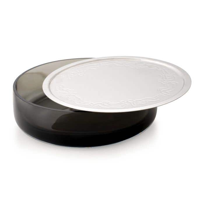 Carrol Boyes Luxe Loungers Large Bowl with Lid in Black