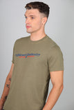 Diesel Mens Knit Top T-Shirt In Khaki