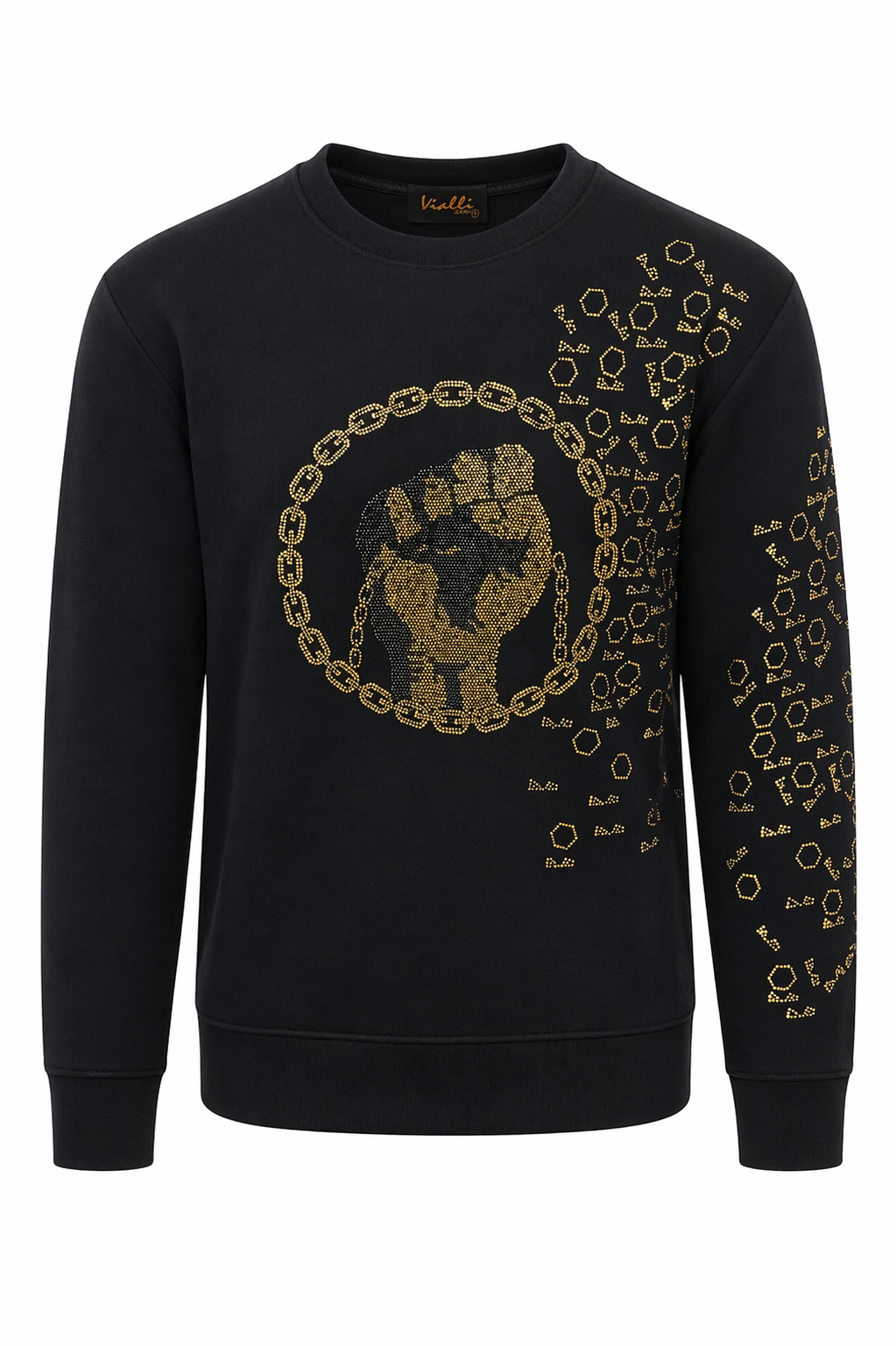 Vialli Mens Mafia Sweatshirt In Black