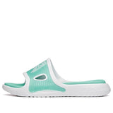 Anta Mens Basketball Slippers In Green & White