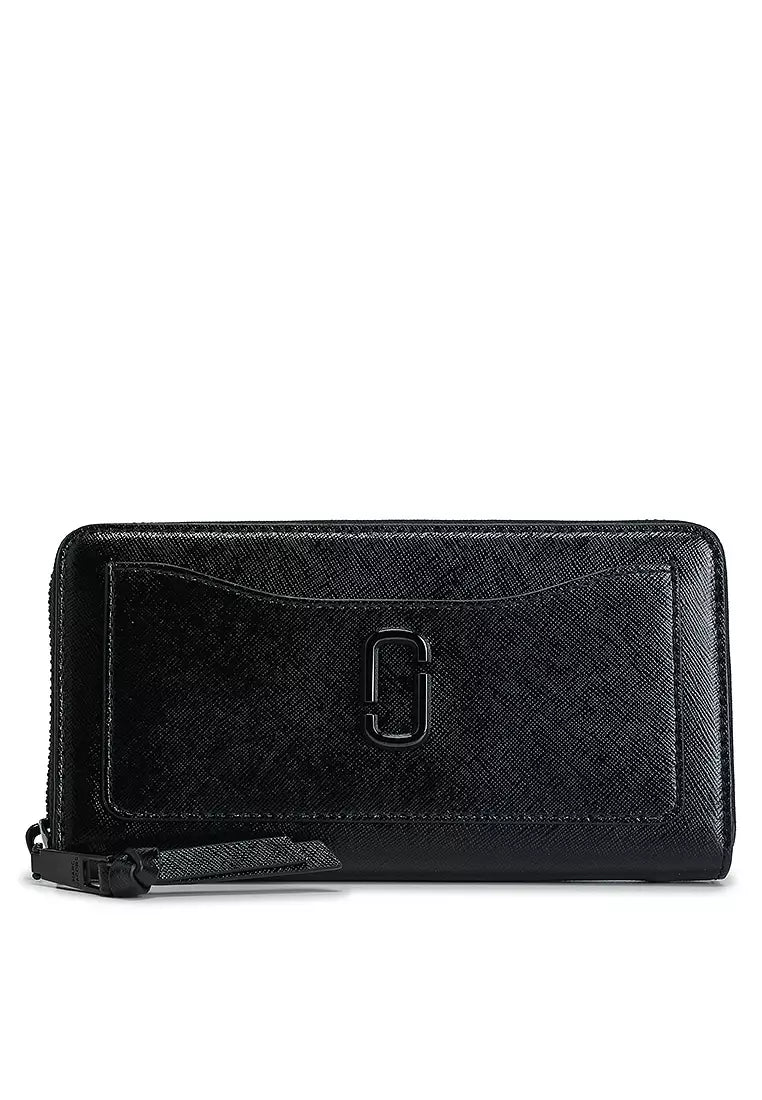 Marc Jacobs Womens Snapshot Continental Wallet In Black