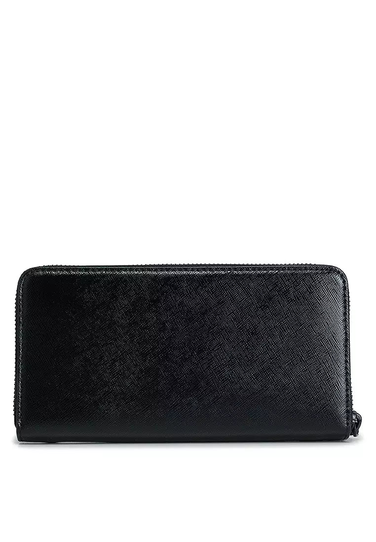 Marc Jacobs Womens Snapshot Continental Wallet In Black