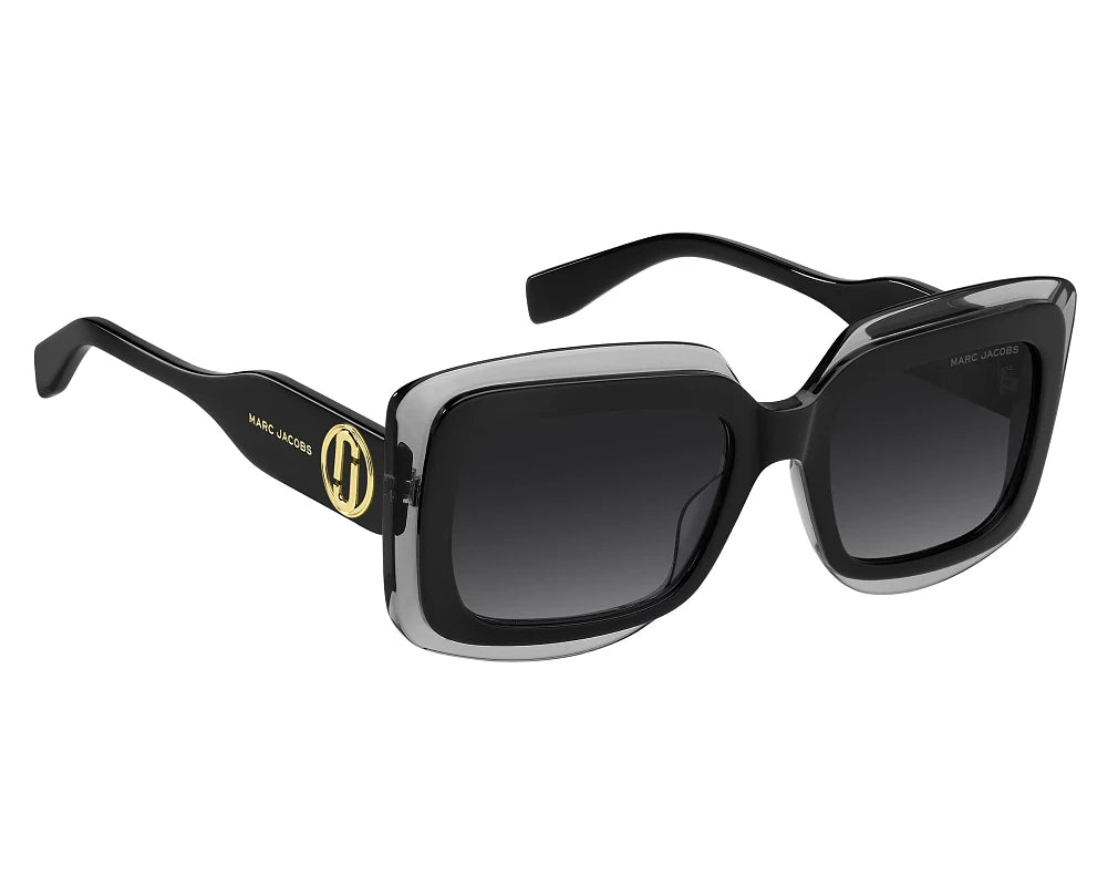 Marc Jacobs Clear Frame Sunglasses For Women In Black