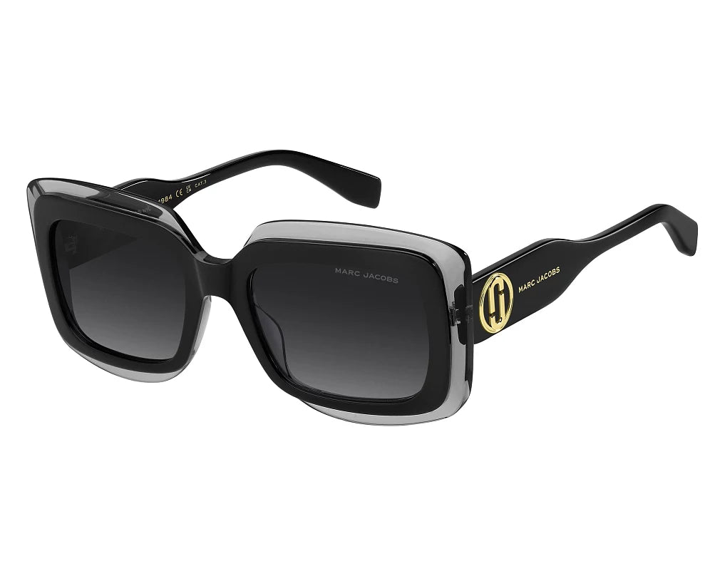Marc Jacobs Clear Frame Sunglasses For Women In Black