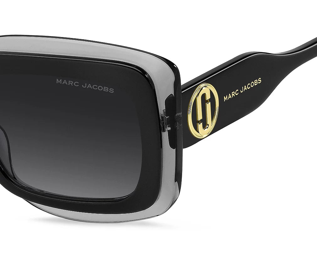 Marc Jacobs Clear Frame Sunglasses For Women In Black