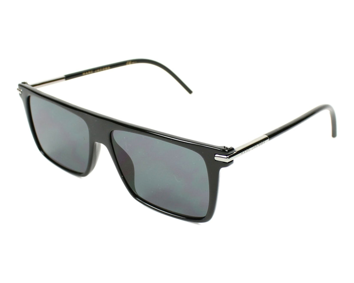Marc Jacobs Straight Frame Sunglasses In Black