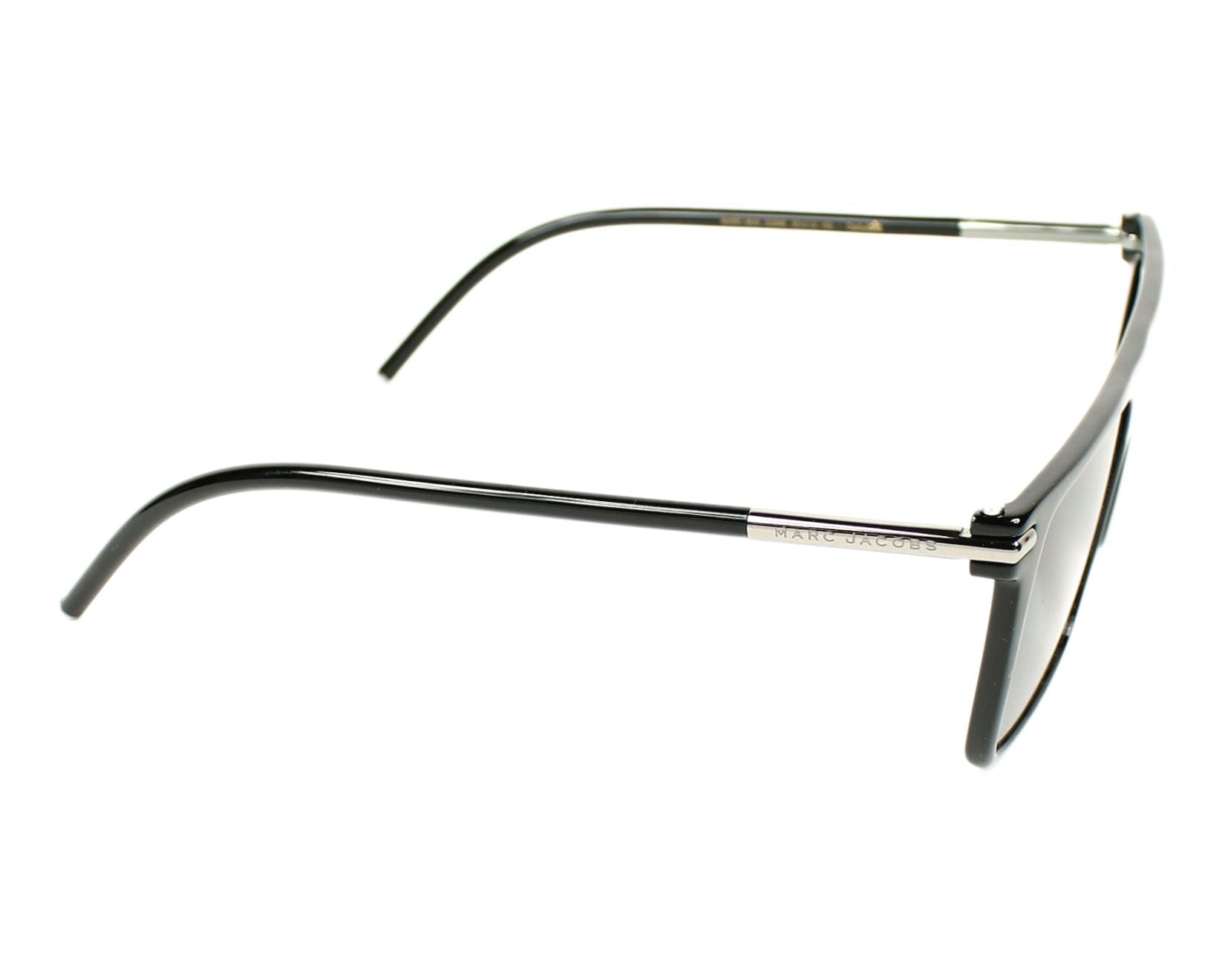 Marc Jacobs Straight Frame Sunglasses In Black