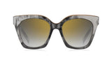 Marc Jacobs Gold Trim Sunglasses For Women In Black