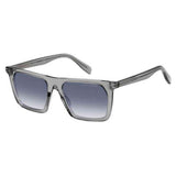 Marc Jacobs Mens Marc Sunglasses In Transparent Grey/Dark Blue